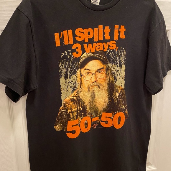 Duck Dynasty "I’ll Split It 3 Ways, 50-50" T-Shirt - Picture 2 of 5
